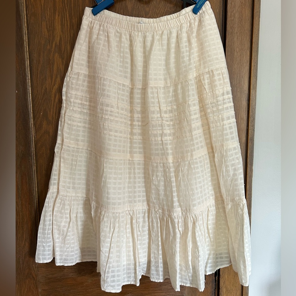 White American Eagle Maxi Skirt